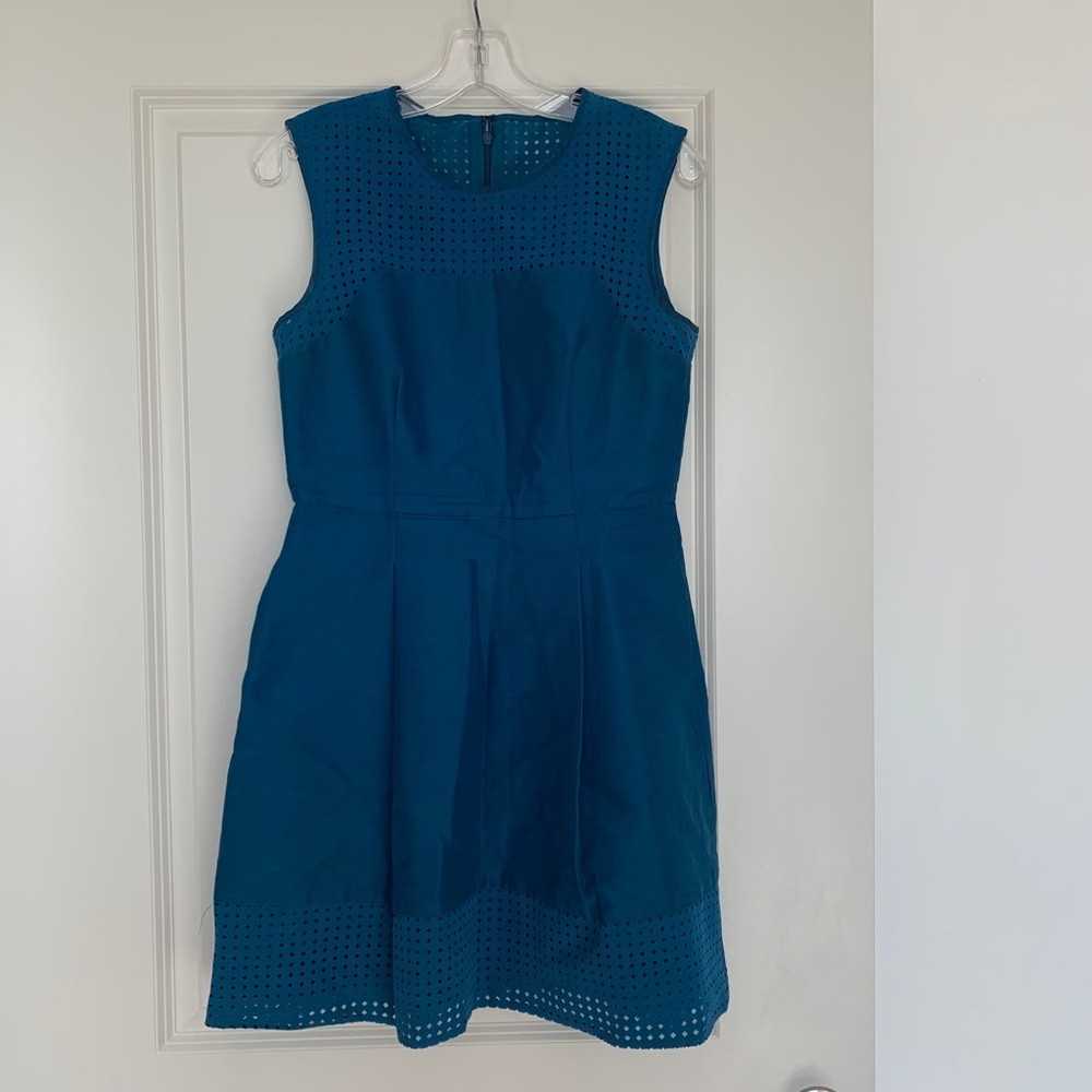 J.Crew PERFORATED A-LINE DRESS